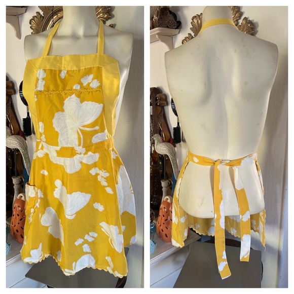 Vintage Accessories - Vintage Butterfly Apron